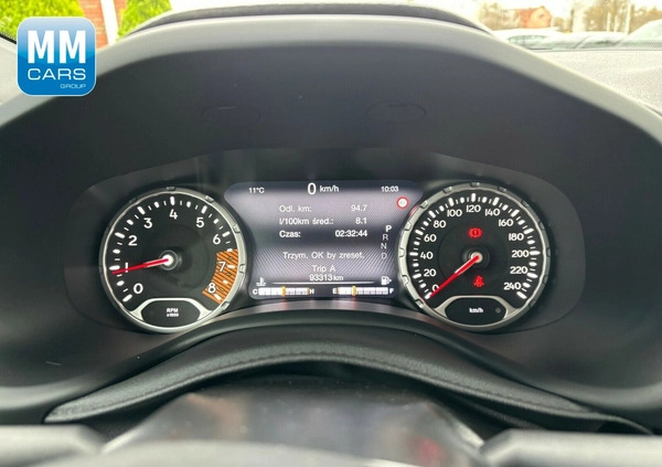 Jeep Renegade cena 80850 przebieg: 93300, rok produkcji 2019 z Nowy Targ małe 154